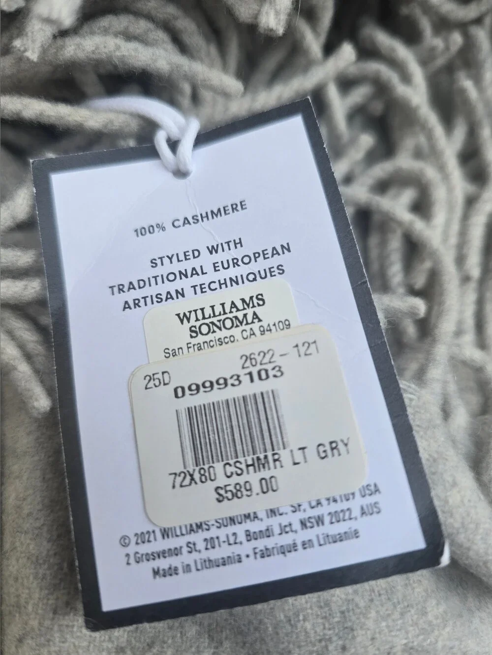 Williams Sonoma new european
